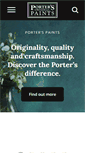 Mobile Screenshot of porterspaints.com